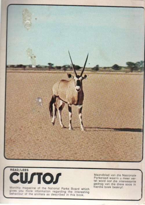 SOOGDIERE / MAMMALS OF THE KRUGER NATIONAL PARKS  - H KUMPF(11 DE DRUK 1980)