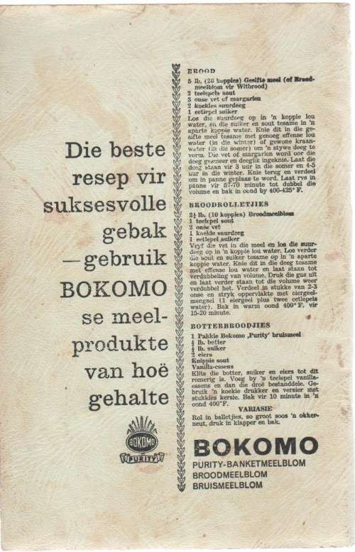 UITGESOEKTE TERTRESEPTE - SUSTERSVERENIGING VAN WELLINGTON-NOORD