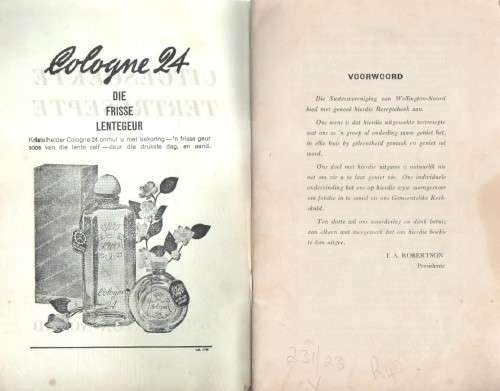 UITGESOEKTE TERTRESEPTE - SUSTERSVERENIGING VAN WELLINGTON-NOORD