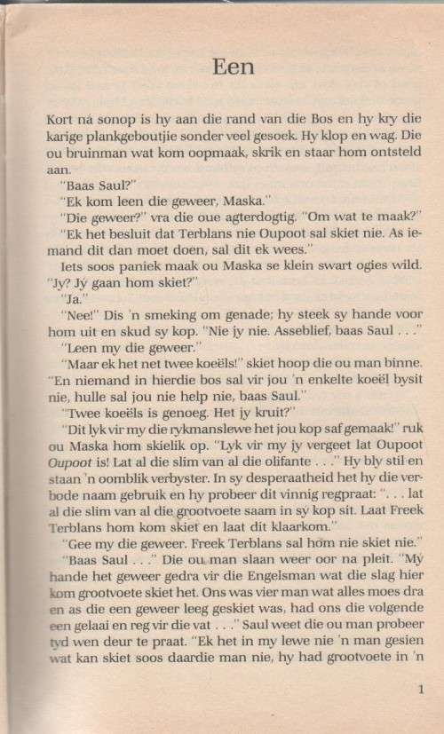 KRINGE IN DIE BOS - DALENE MATTHEE (5 DE DRUK 1985)