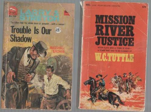 TWO WESTERN PAPERBACKS (COUGAR WESTERN)