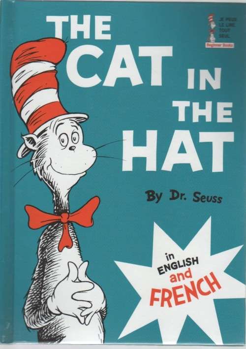THE CAT IN THE HAT - DR SEUSS ( IN ENGLISH AND FRENCH (1995)