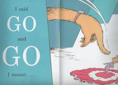 MARVIN K. MOONEY, WILL YOU PLEASE GO NOW! - DR SEUSS (2003)