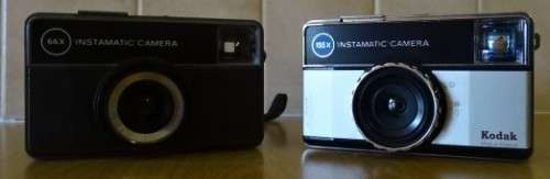 TWO KODAK INSTAMATIC CAMERAS - 66X AND 155X