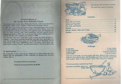 FOOD FOR THOUGHT - UMBILO ROAD METHODIST CHURCH