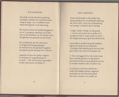 DIE VROU EN ANDER VERSE - ELISABETH EYBERS  (1949)
