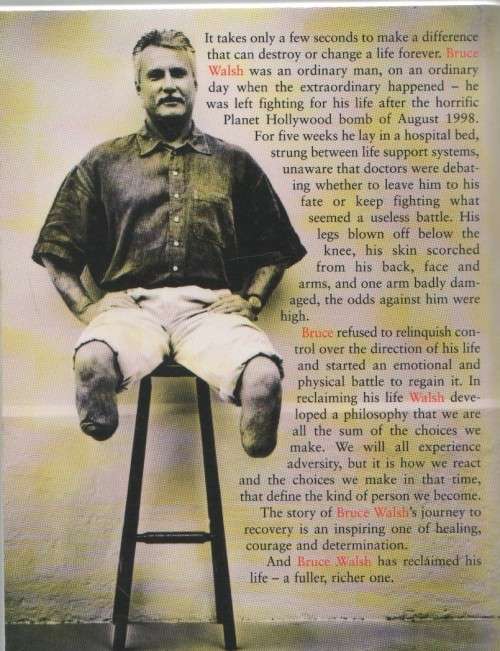 VICTOR OVER VICTIM - BRUCE WALSH (SIGNED - 2003)