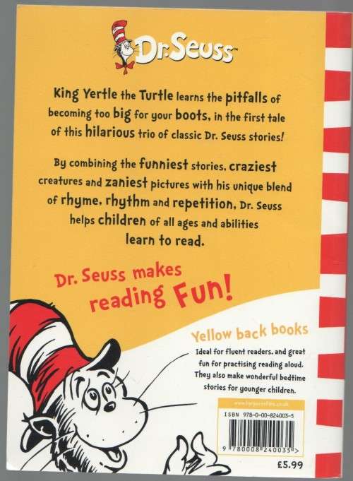 YERTLE THE TURTLE AND OTHER STORIES - DR SEUSS (2017)