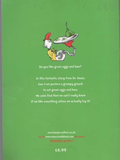 GREEN EGGS AND HAM - DR SEUSS (2010)