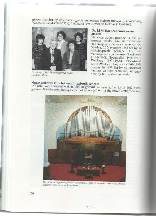 NED GEREF KERK, SWELLENDAM 1798 -1998 - DS GERT VAN LILL (1 STE DRUK 1998)