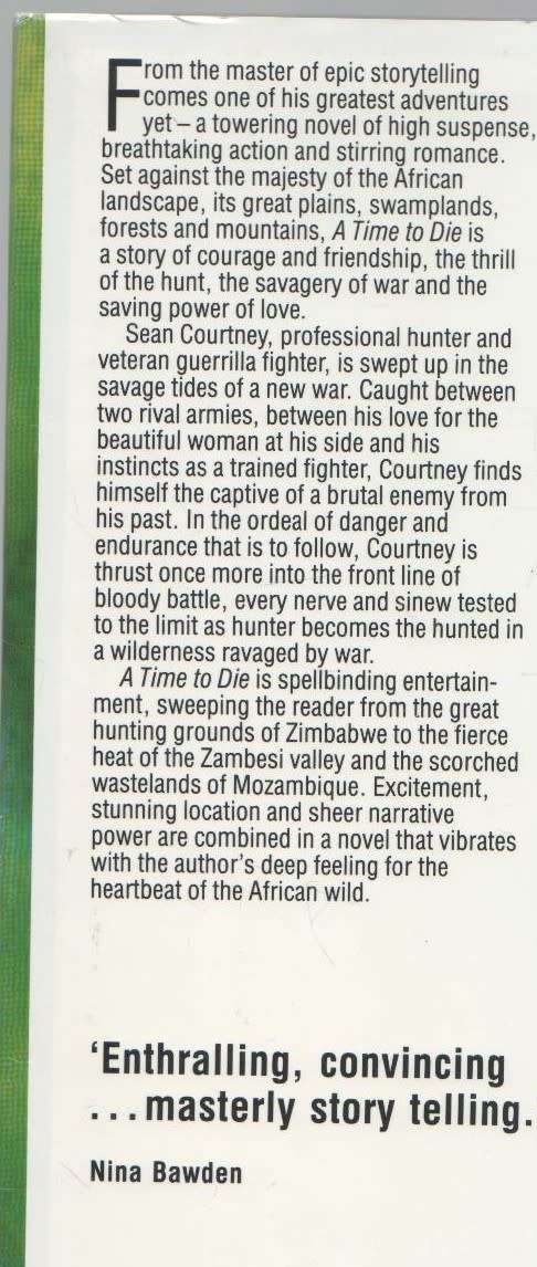 A TIME TO DIE - WILBUR SMITH (1989)