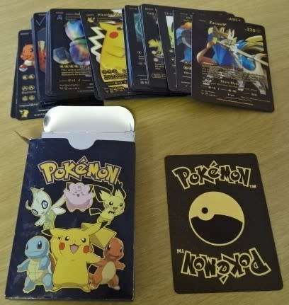 FULL PACK OF POKEMON BLACK TRADING CARDS (52 CARDS)