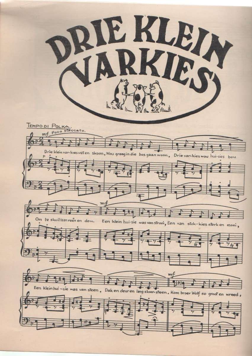 OOM ISAK SE SE KINDERLIEDJIES - IZAK DE WET EN WALTER SWANSON (NAS PERS BPK - 1946)