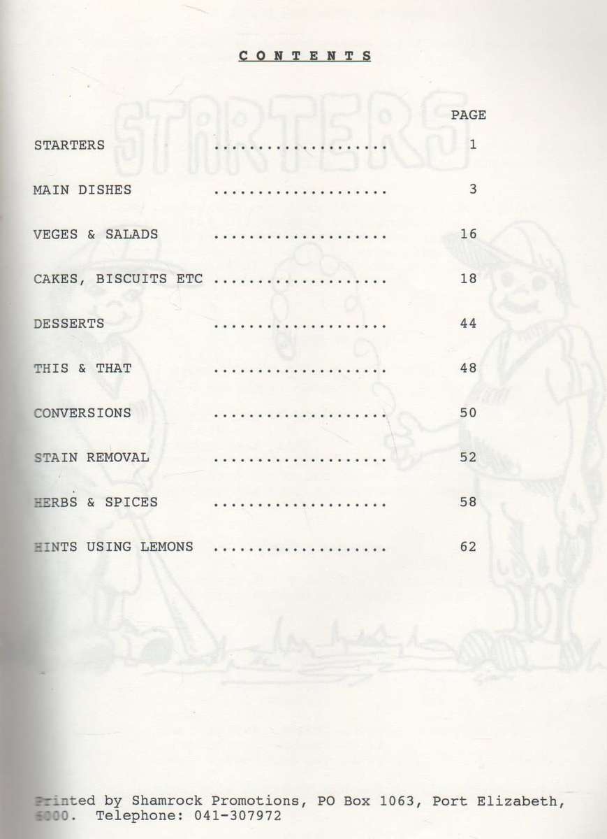 DUGOUT DELIGHTS  BY SHAMROCK PROMOTIONS , PORT ELIZABETH