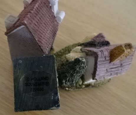 SEVEN MINIATURE DUTCH CANAL HOUSES