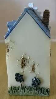 SEVEN MINIATURE DUTCH CANAL HOUSES