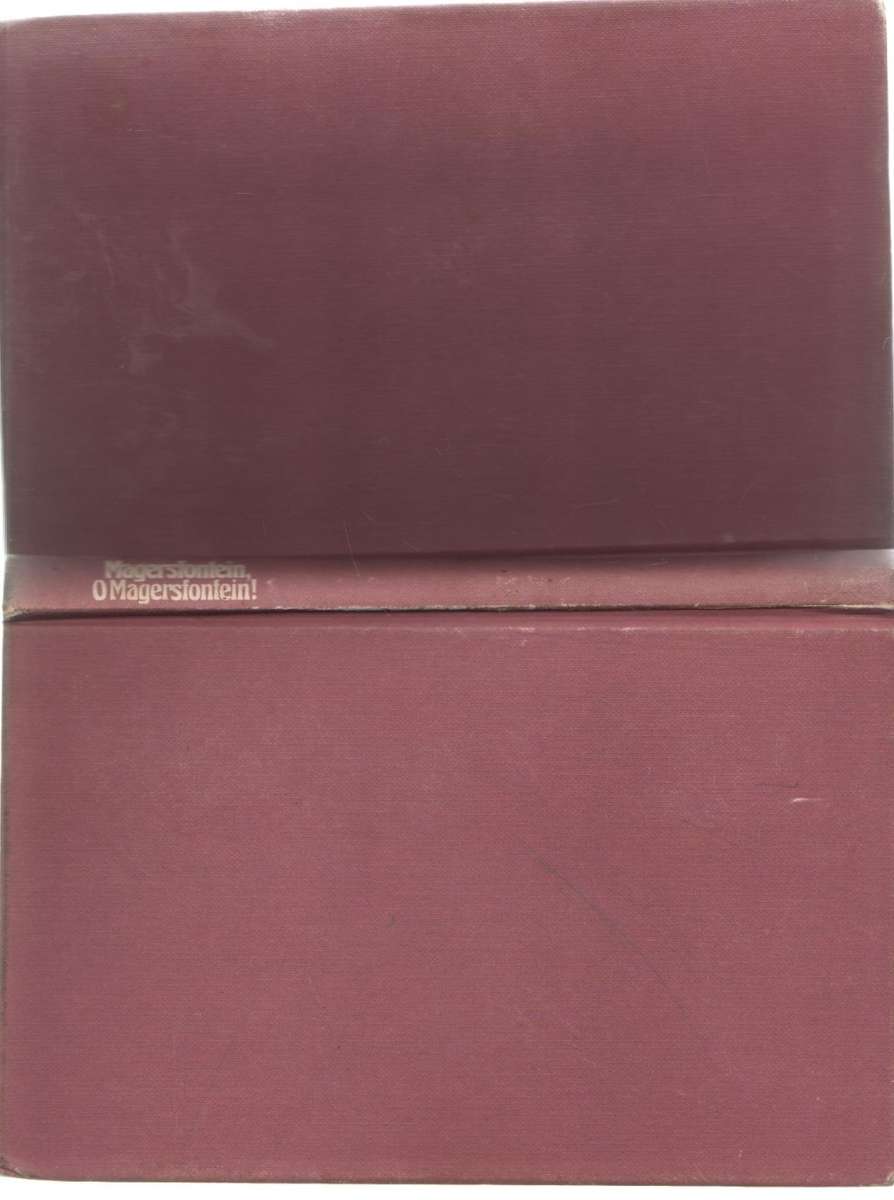 MAGERSFONTEIN, O , MAGERSFONTEIN! - ETIENNE LEROUX (5 DE DRUK 1981)