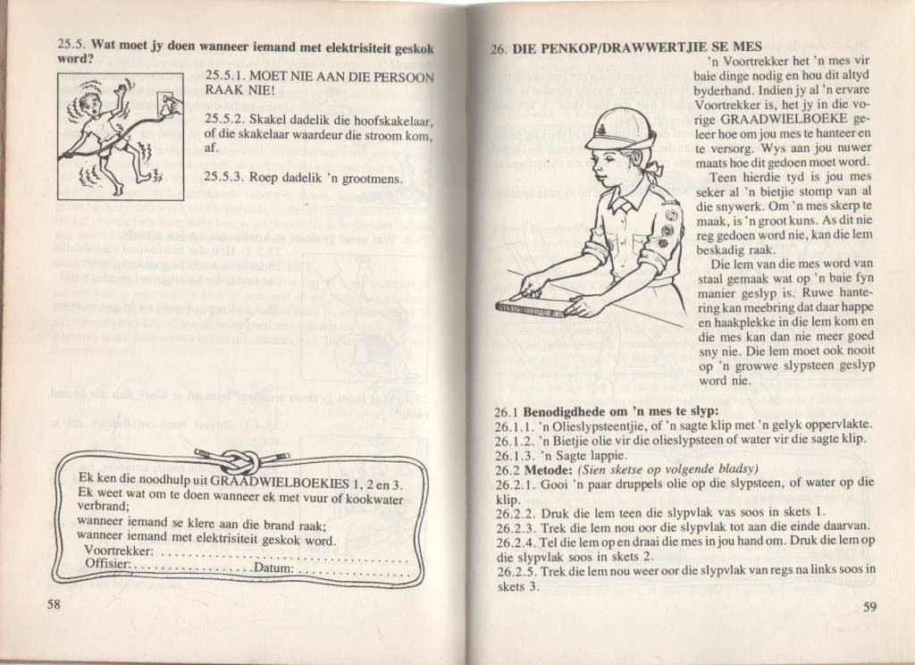 PENKOP-/DRAWWERTJIELEWE - GRAADWIELBOEK 4 - VOORTREKKERS BELLVILLE (1 STE UITGAWE 1977)