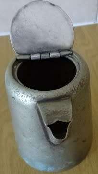 RAIL - VINTAGE RAILWAYS SILVER MILK JUG (MARKED-EPNS SHEFFIELD)