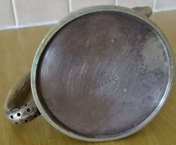 RAIL - VINTAGE RAILWAYS SILVER MILK JUG (MARKED-EPNS SHEFFIELD)