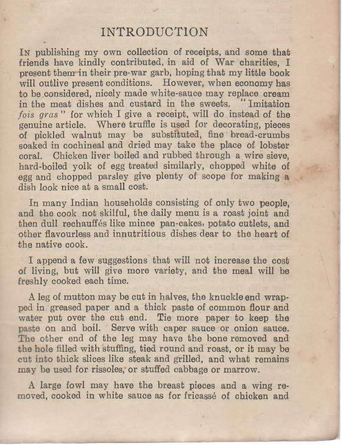 FEED THE BRUTE - PUBLISHED IN AID OF WAR CHARITIES (1917) - MRS C C DONOVAN (RECIPE BOOK)