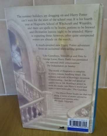 HARRY POTTER AND THE GOBLET OF FIRE - J K ROWLING (1 ST PUBLISHED 2000)