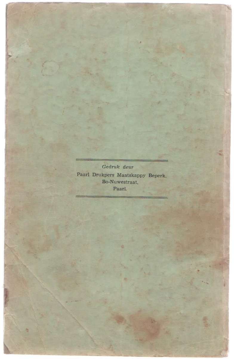 ONS BAK EN BROU VIR HUIS EN SKOU - MEV J THERON EN J DU TOIT (OUD)