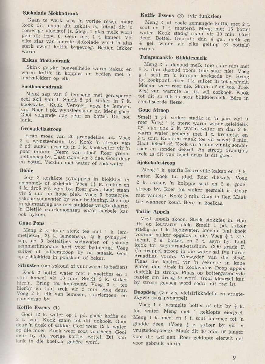 KOOK MET VERNUF, SOGGENS, MIDDAE, SAANS - MEV JANNIE THERON (OUD)