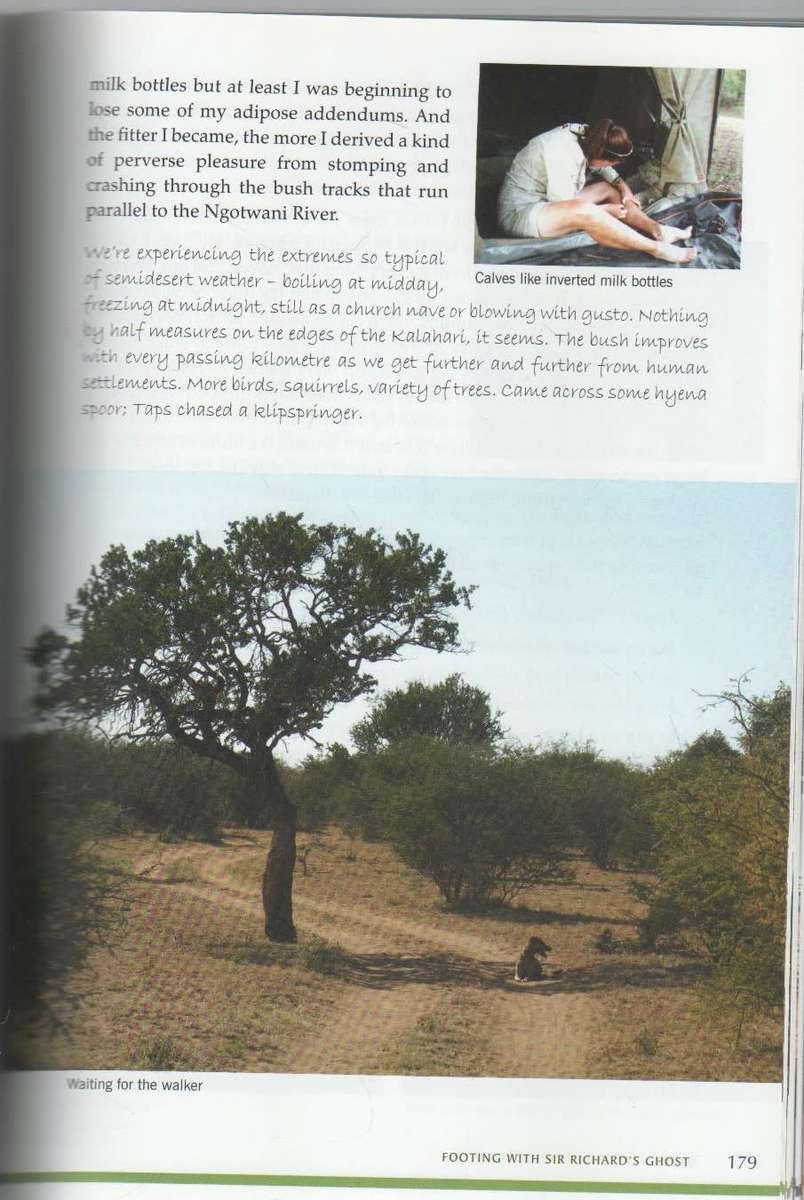 FOOTING WITH SIR RICHARD`S GHOST - PATRICIA GLYN (SIGNED, 1 ST IMPRESSION 2006)