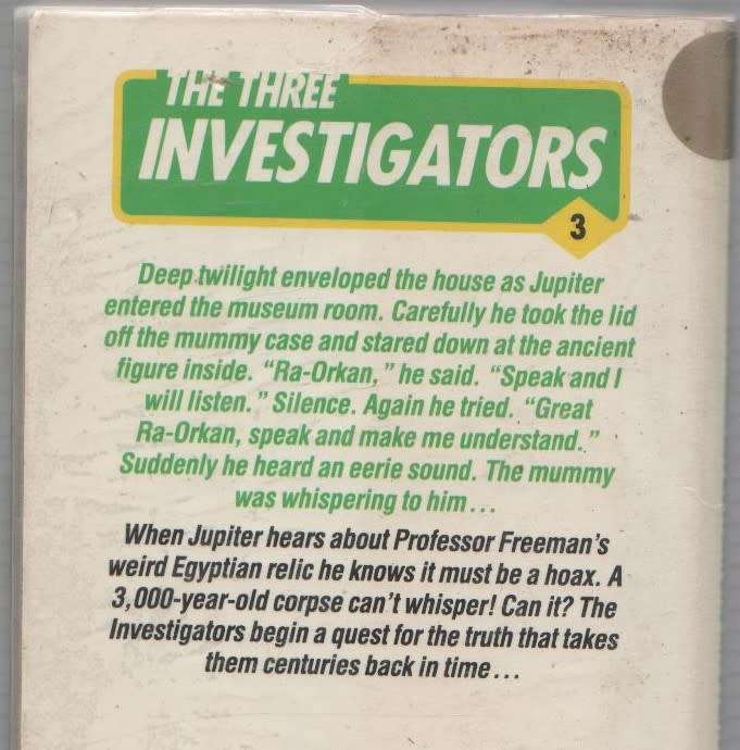 THE THREE INVESTIGATORS: THE MYSTERY OF THE WHISPERING MUMMY - ALFRED HITCHCOCK (1984)