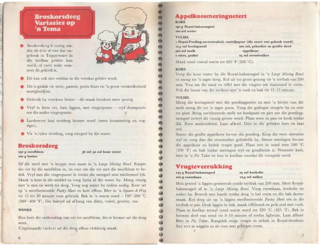 PRETTIGE SIERPASTEIE/PASTRIES & PIES - TUPPERWARE CONSTANIA  - MICHAEL OLIVIER (ROYAL TEST KITCHEN)