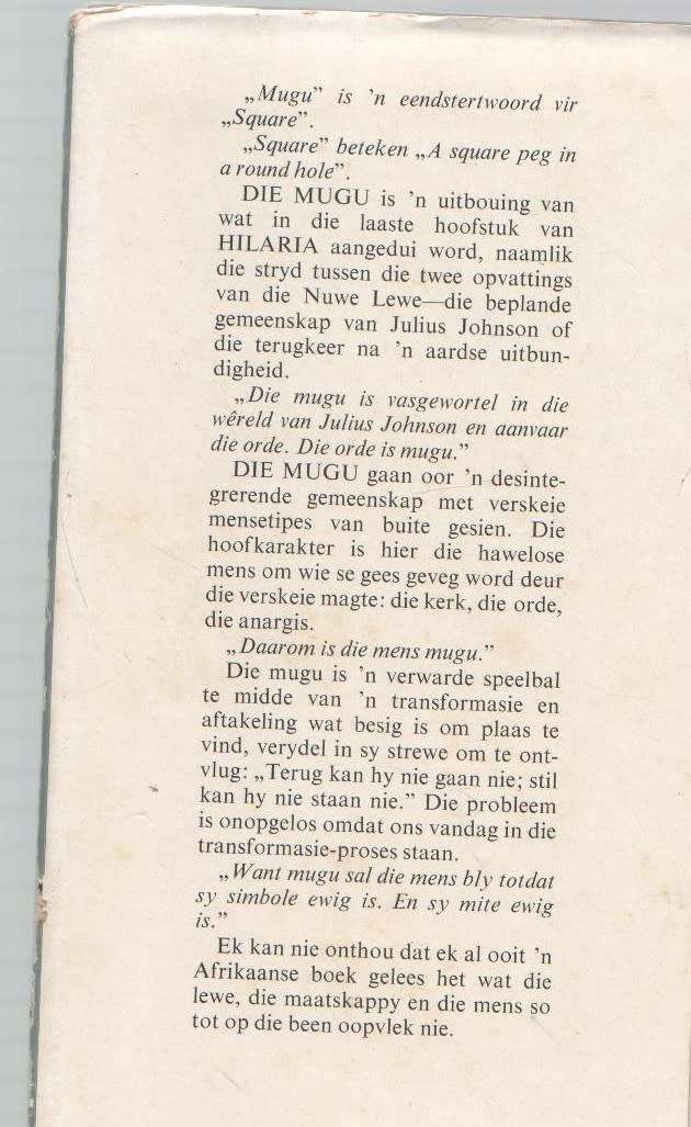 DIE MUGU - ETIENNE LEROUX (DERDE DRUK)