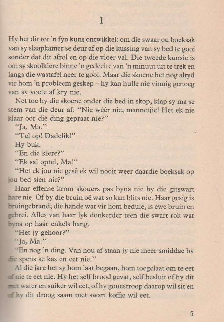 DIE HAASVANGER - DOLF VAN NIEKERK  (25STE  DRUK 2005)  JEUGVERHAAL