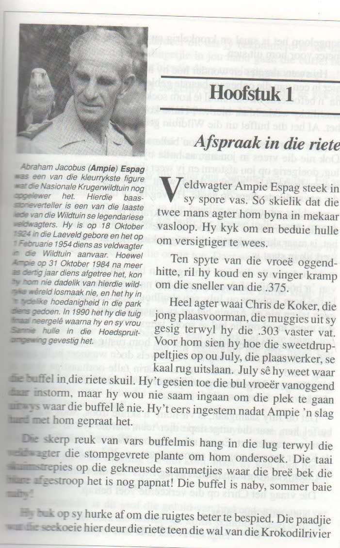 DIE VELDWAGTERS VERTEL, 78 WARE VERHALE UIT ONS NASIONALE PARKE - JAN RODERIGUES (1999 - GETEKEN)