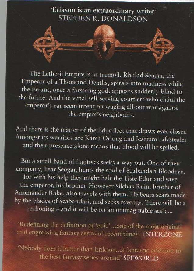 REAPER`S GALE - STEVEN ERIKSON (1 ST PUBLISHED 2007)