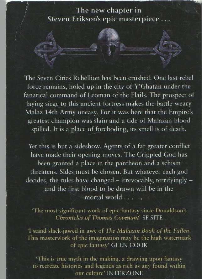 THE BONEHUNTERS - STEVEN ERIKSON (2007)