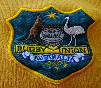 REEBOK WALLABIES AUSTRALIA OLD VINTAGE WORLD RUGBY JERSEY(1899-1999)  SIZE XL