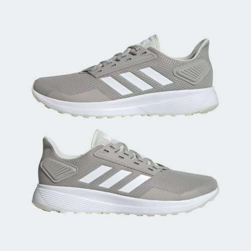 Adidas Men`s DURAMO 9 Metal Grey / Cloud White / Orbit Grey Size  SA 11 - BRAND NEW