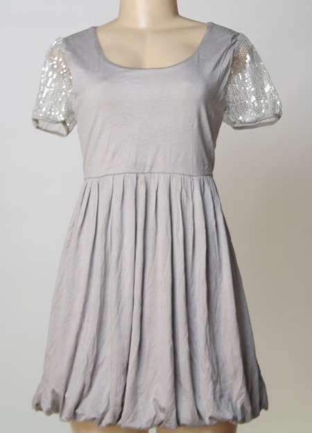 LONG TOP WITH SPARKLY SLEEVES