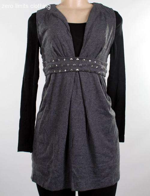 GREY TUNIC TOP