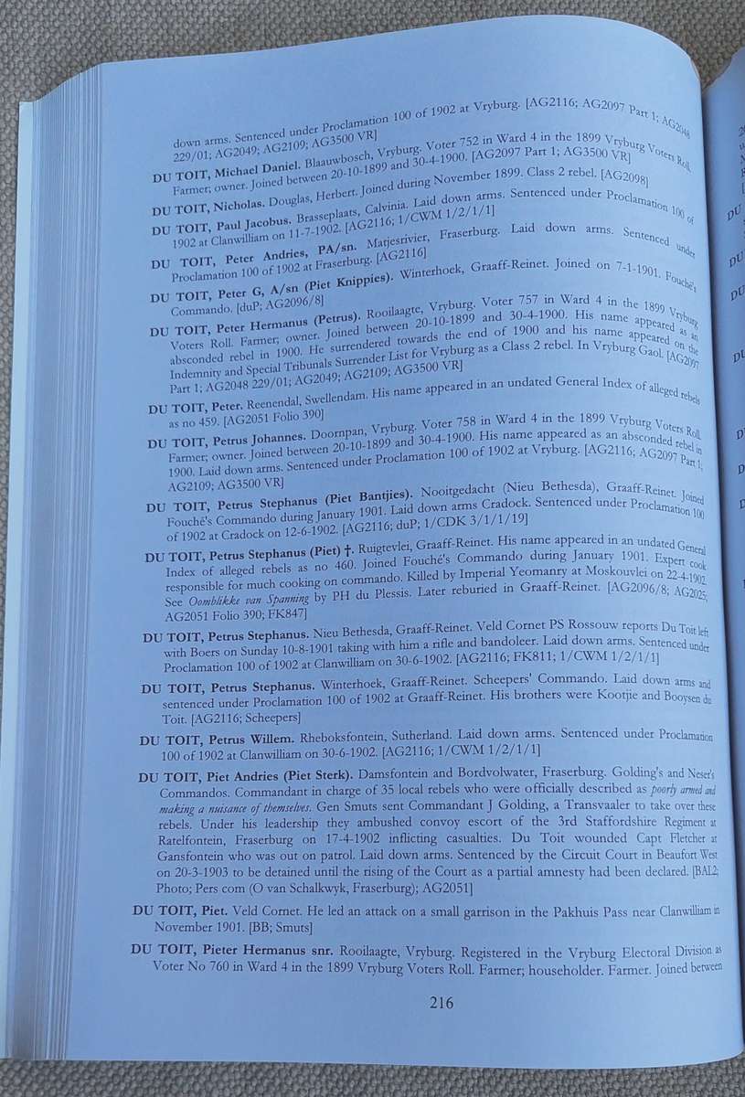 Rebel record of the South African War between 1899 to 1902.  Cape Commando Series. First edition