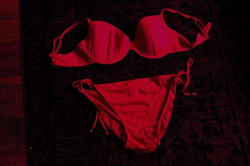 Imported Size 16 Red Bikini - New but untagged