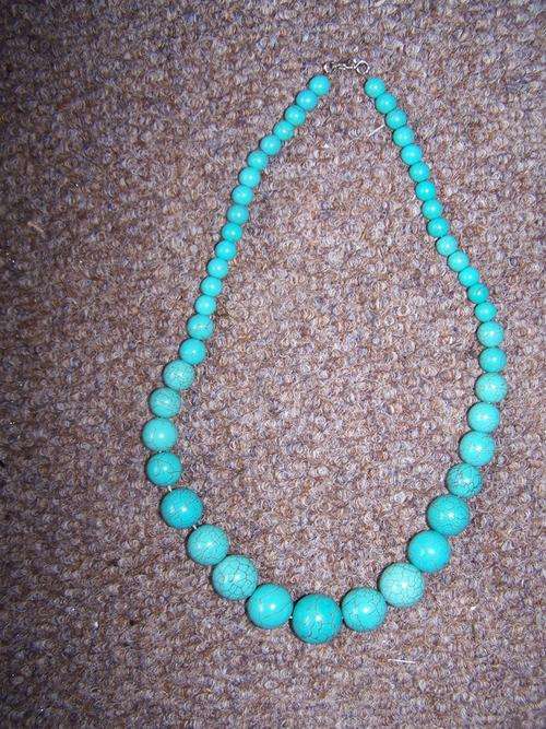 Real Turquoise Necklace (December's Birthstone)