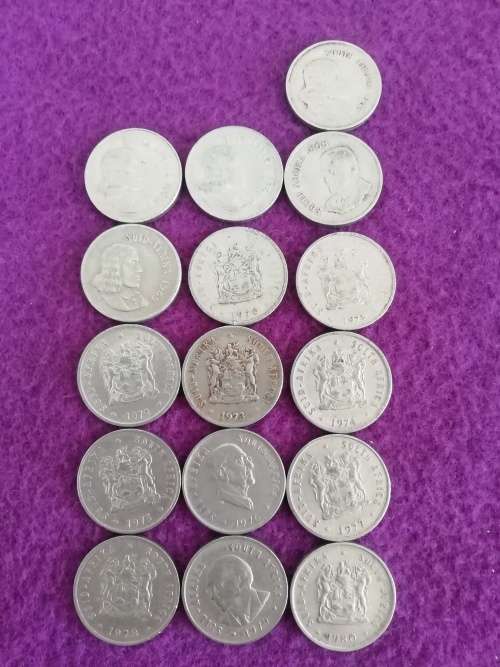 1965 - 1980 South African 5 cents