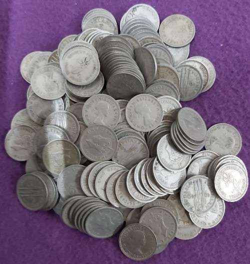 SOUTHERN RHODESIA 3 PENCE COINS