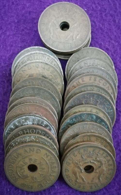 RHODESIA AND NYASALAND ONE PENNY