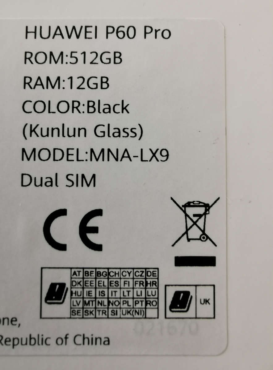 Huawei P60 Pro 512GB/12GB - Black, like new