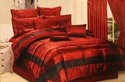 15 Piece Victorian fashion Queen size Comforter Set