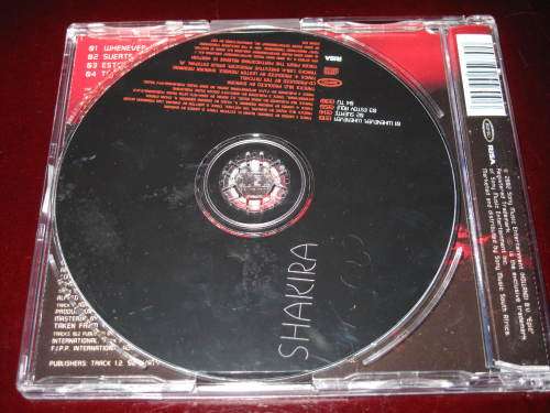 SHAKIRA WHENEVER WHEREVER CDSIN515 SA PRESS NEAR MINT MAXI SINGLE AFRICAN MUSIC NERDS