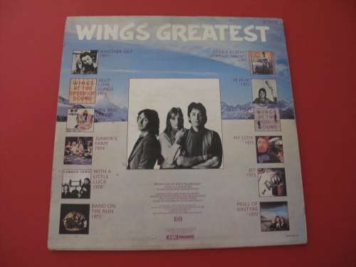 WINGS GREATEST -  ORIGINAL SA PRESSING VINYL RECORD